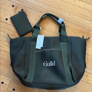 Quince Dark Green Duffel Bag